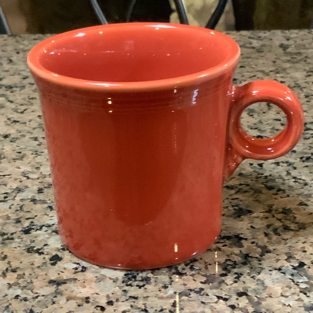 Fiesta Persimmon Mug Tom and Gerry Coffee Tea #G3